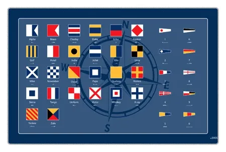 Placemat met Nautisch Design