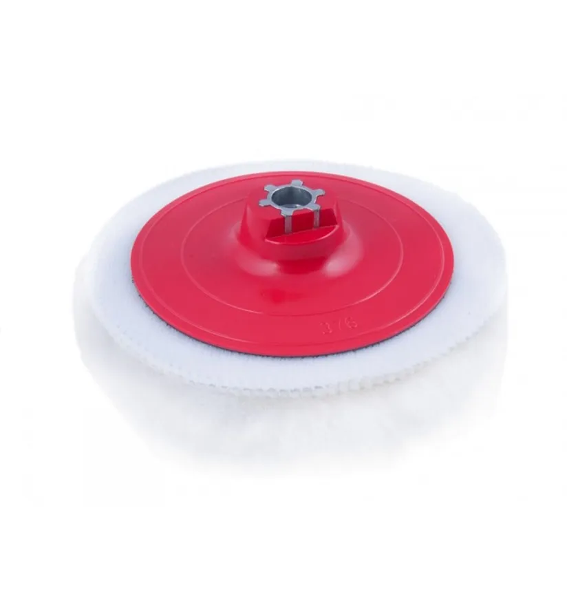 Poetsschijf Lamswol 135mm - Afbeelding 3