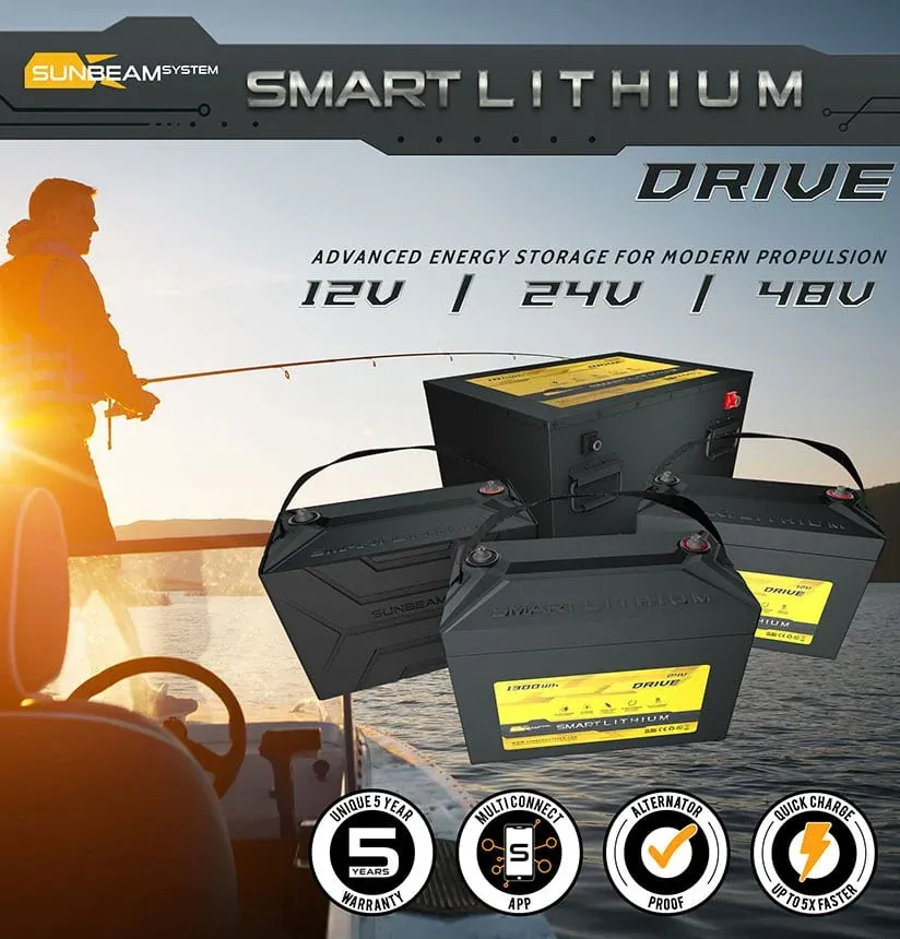 SUNBEAMsystem Smart Lithium DRIVE 48V 5KwH - Afbeelding 4