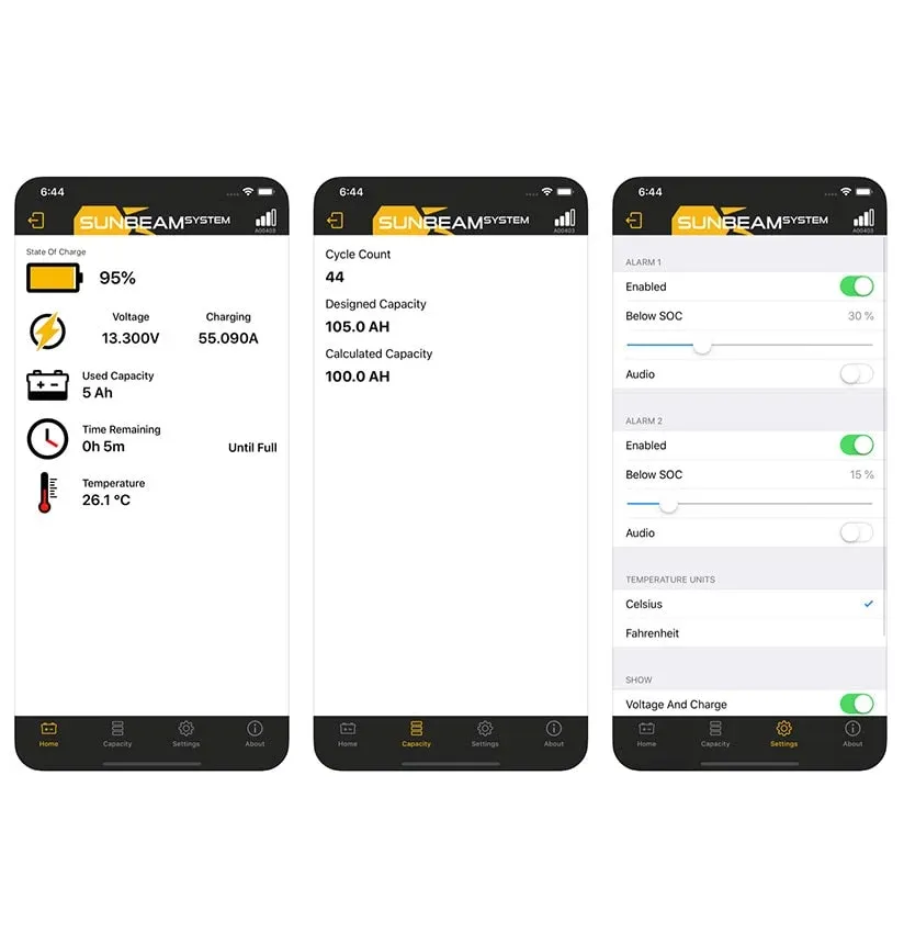 SUNBEAMsystem Smart Lithium Accu Multi 54Ah 24 Volt - Afbeelding 5